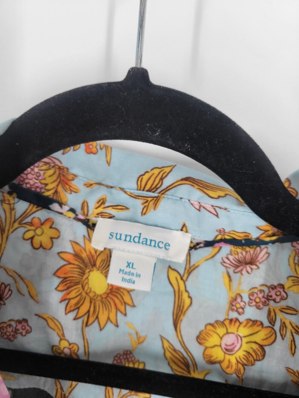 Sundance Floral Melody Shirt Women’s Button Down Top Multicolor Boho Size XL - Picture 3 of 7